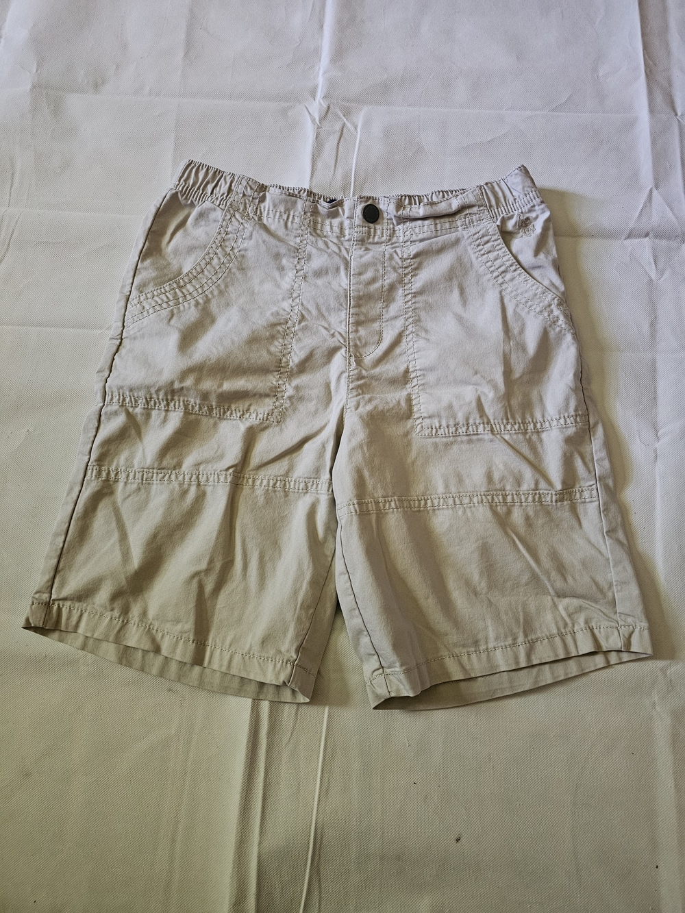 U.S. Polo Assn. Girls Light Khaki Cargo Shorts